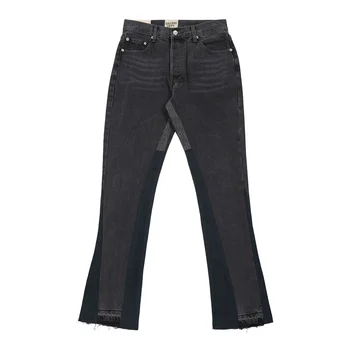 

2021SS Gallery Dept Custom-made Vintage Destroy Spliced Flare Jeans Hip-Hop High Street Jeans Men Women Couple Wash Jeans