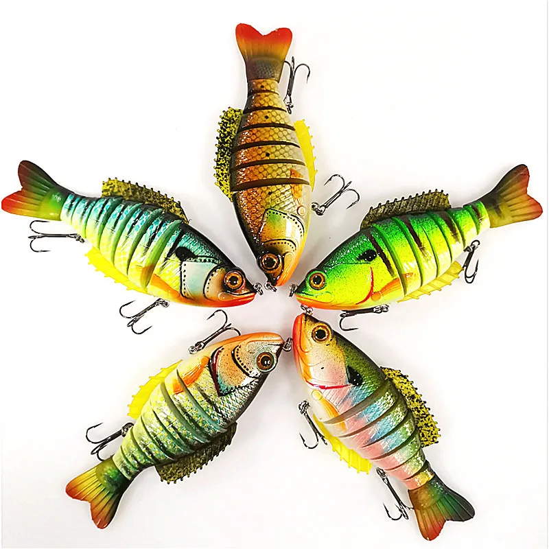 

NEW 42g 130mm Swimbait Soft fins ice fish pesca crankbait lures 2019 pike bass tune trolling fishing lure whopper plopper minnow