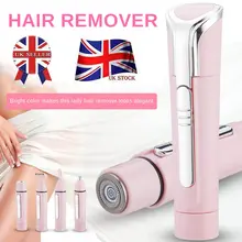 4в1 беспроводной и портативный женский эпилятор электрический женский эпилятор для ног эпиляция для удаления волос миниатюрная Женская бритва