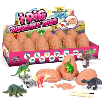 

Kids Simulated Dinosaur Egg Puzzle Toy Archaeological Education Model Home Decor