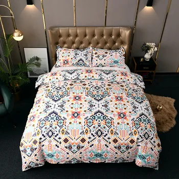 

Bonenjoy Quilt Cover Sets Single Size Bohemian Style Bedding Set Queen/King Size For Adult Bed Cover