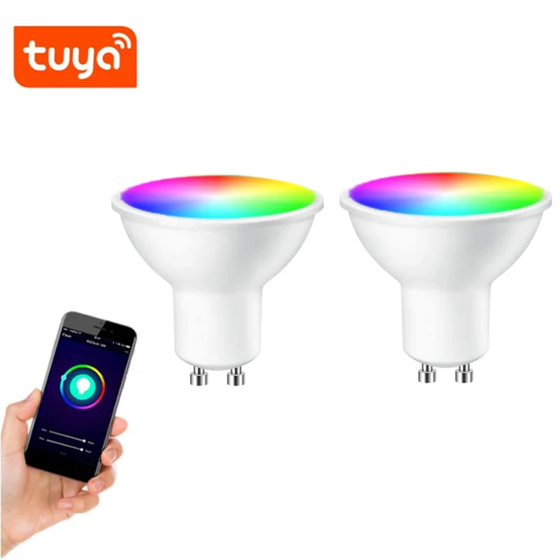 

Умная лампа светодиодная с поддержкой Wi-Fi, 5 Вт, 2 шт.
