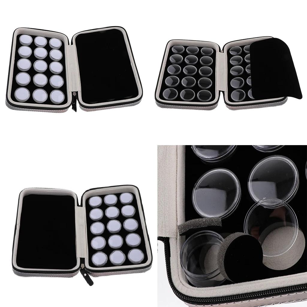 

Gem Jar Foam Insert Tray Jewelry Display Organizer Gemstones Storage Case 205 x 135 x 60mm