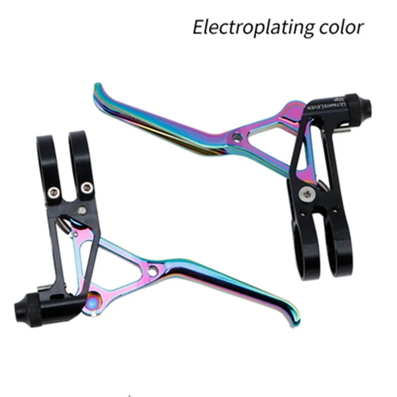 

Hollow lengthened aluminum alloy brake handle-bright color brake handle