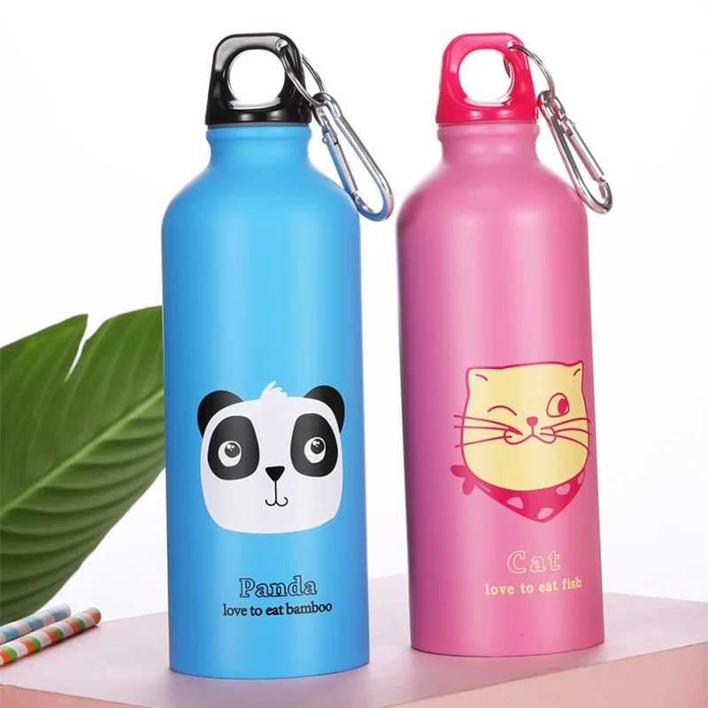 500ml Cute Water Blttle Lovely Animals Outdoor Portable Sports Cycling Camping Hiking Bicycle School Kids Water Bottle