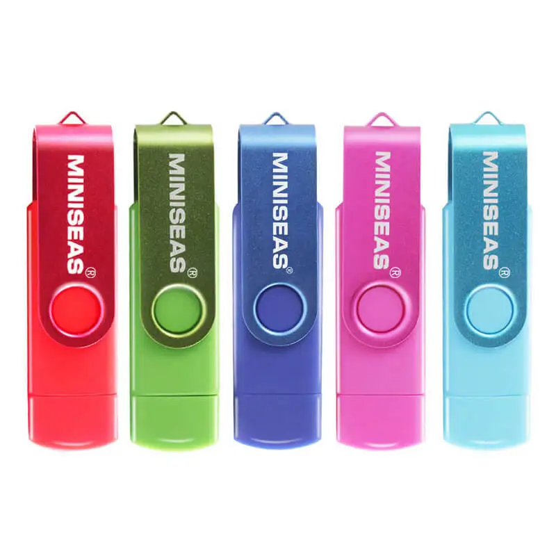 Новинка, Miniseas, usb 3,0, OTG, 64 ГБ, флеш-накопитель, USB флеш-накопитель, внешняя карта памяти, 32 ГБ, 16 ГБ, Micro USB, флешка, сумка