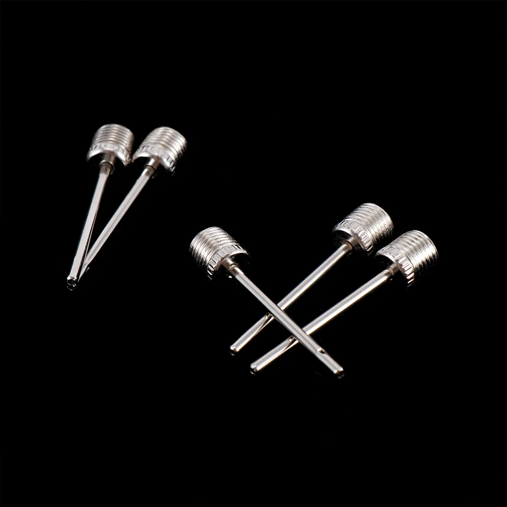 2/5/10pcs Sport Ball Inflating Pump Needle For Football Basketball Soccer Inflatable Universal Air Valve Adaptor Stainless Steel Pump Pin