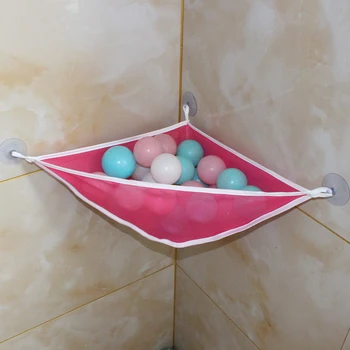 

1 pcs Children Baby Bath Toy Storage Bag Organizer kitchen storage bags Suction Bag Baskets Bathroom kitchen Tidy Organizer Net