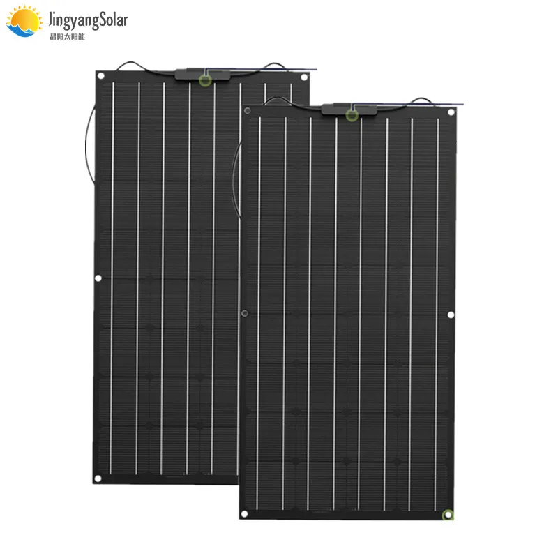 Китай(материк) ЭТФЭ гибкие солнечные панели 100W 200 Вт semi Гибкая солнечная панель 12 В зарядка батареи 18VDC выход монокристаллические солнечные батареи