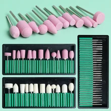 1 набор сверл для ногтей, фреза для камня, электрический набор инструментов для маникюра, кусачки для кутикулы, карбид, заусенцев, педикюр, инструменты для дизайна ногтей BE1560