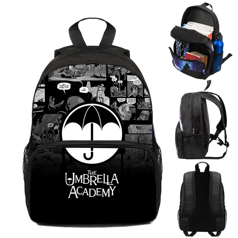 Mochila 12-дюймовый школьный рюкзак с аниме зонтиком для детского сада детские сумки