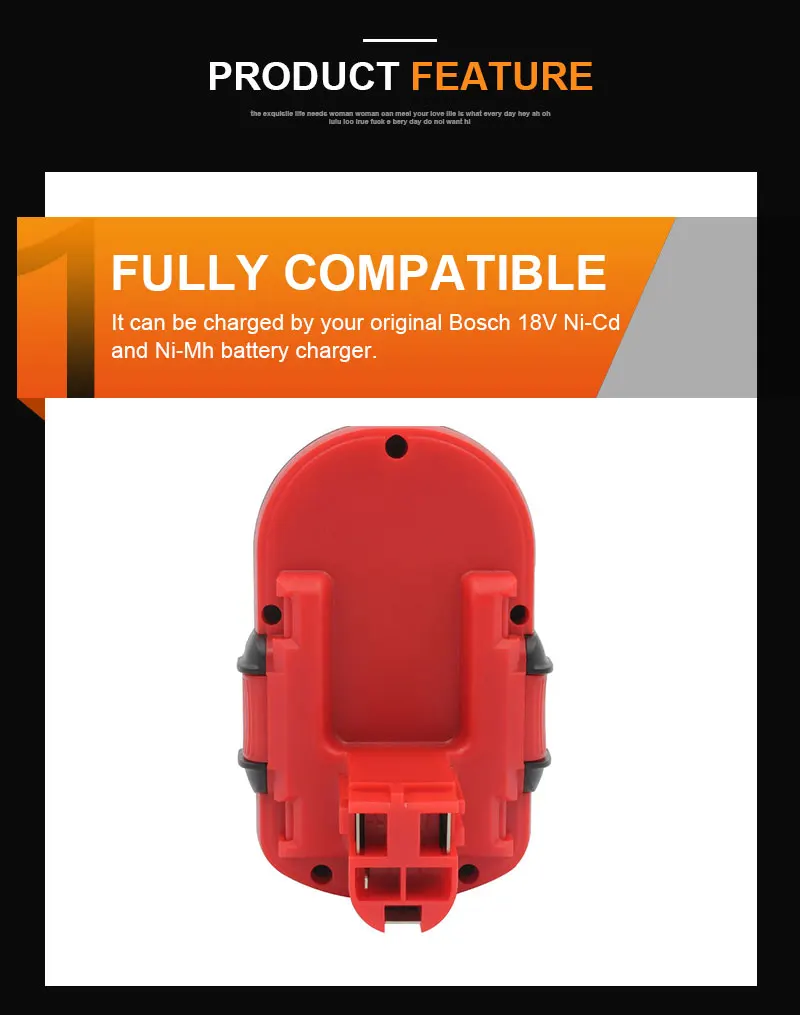 KINSUN Замена Мощность инструмент Батарея 18V 3.0Ah никель-металл-гидридного для Аккумуляторная дрель bosch 2 607 335 535 2 607 335 696 2 607 335 680 GSR 18V