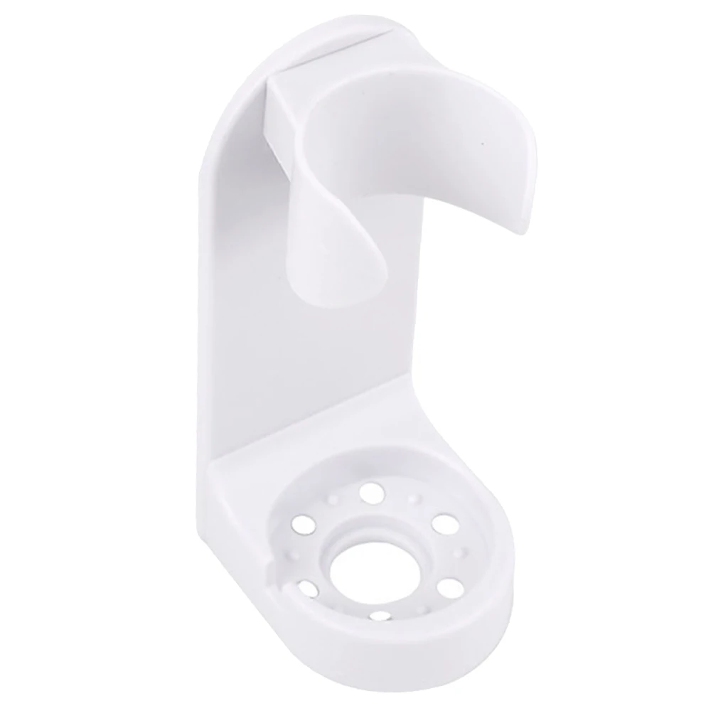 WHITE WALL HANGER MOUNT HOLDER HOOK FOR ELECTRIC TOOTHBRUSH SELF-ADHESIVE