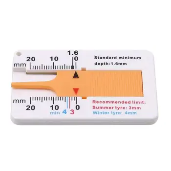 

Auto Car Tyre Tread Depth Depthometer Gauge Caliper Repair Motorcycle Measure Tire Tool Tool Wheel Trailer O8K6