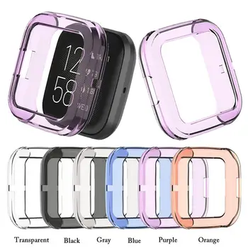 

TPU Protector Case For Fitbit Versa 2 Smart Watch Protector Silicone Cases Ultra-thin Soft Cover For Fitbit Versa 2 Shell
