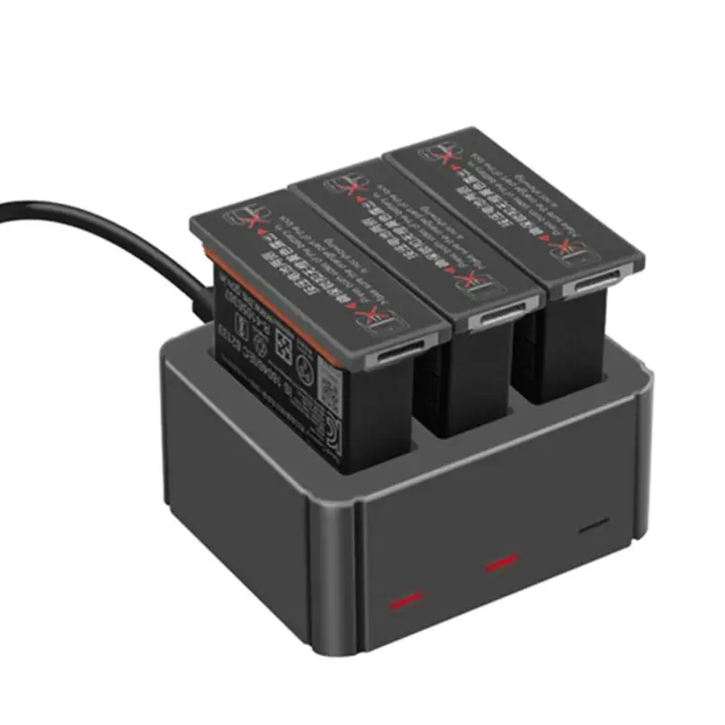 3 порта батареи постоянного тока 4,35 в 3 А Смарт usb зарядная станция для DJI OSMO действие повышение эффективности зарядки 55x47x25 мм