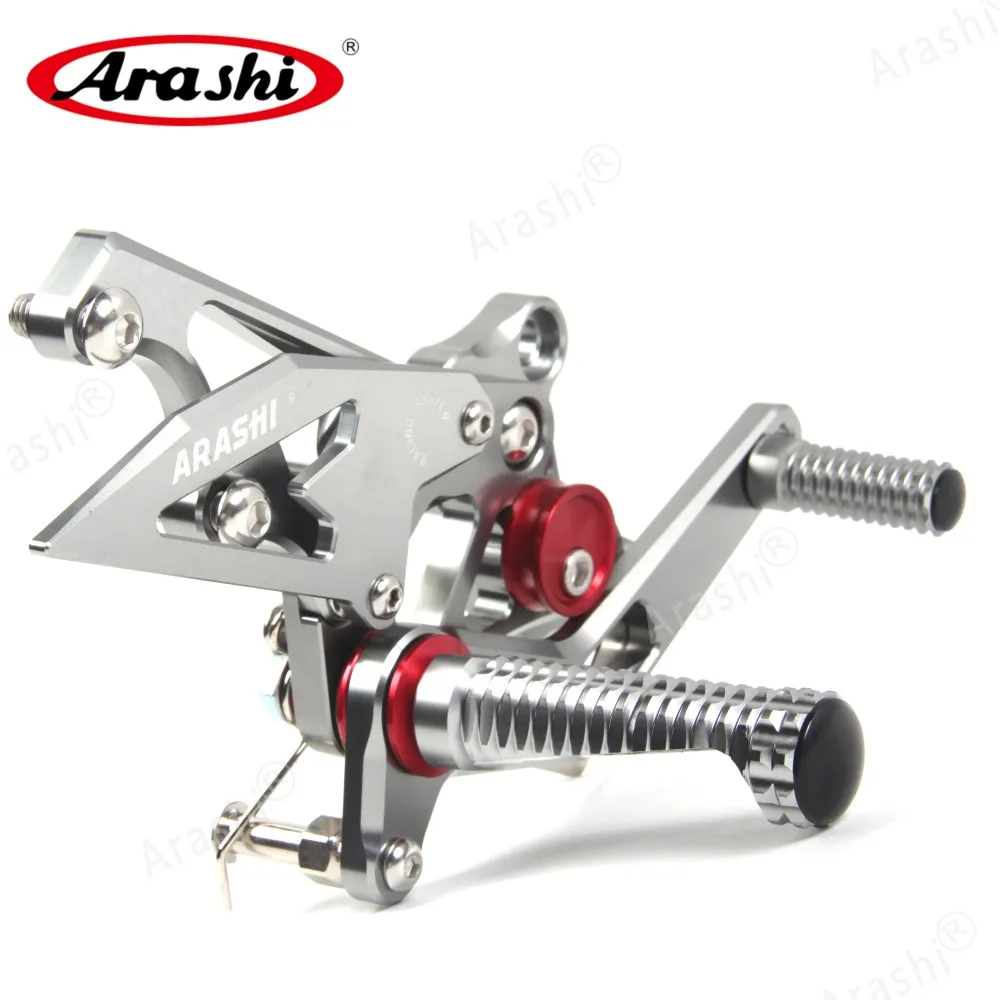 Arashi Rider CNC регулируемая подножка для YAMAHA R3 R25 YZF R3 R25- подножки задние наборы задние наборы из алюминия