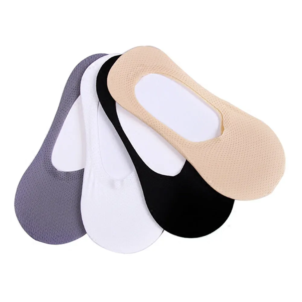 Новые популярные дышащие невидимые силиконовые Нескользящие шелковые носки-лодочкой бесшовные голеностопные носки мужские YAA99