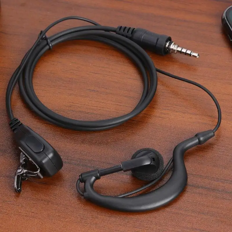 1 Pin G Форма наушники гарнитура с PPT микрофоном для Yaesu Vertex радио VX-6R 7R VX-120, VX-127, VX-170, VX-177