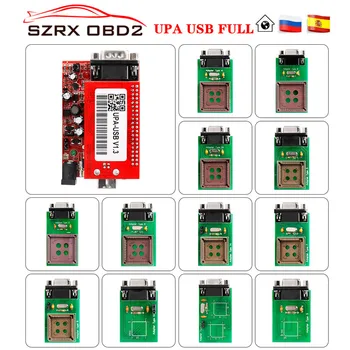 

UPA USB Serial Programmer Full adapters V1.3 Popular Eeprom Universal Chip Programmer auto ECU Tool