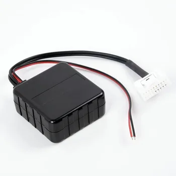 

1pc AUX Cable Adapter ABS Black Auto Bluetooth Wireless Module Equipment