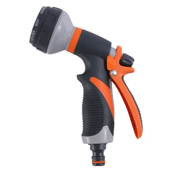 

8 Pattern Garden Water Gun Hose Nozzle Spray Gun Mutifunctional Household Car Washing Yard Water Sprayer Pipe Nozzle Sprinkle