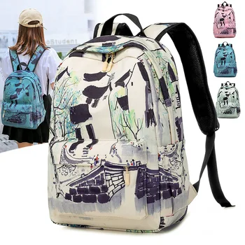 

Cross Border Korean-Style New Style Oxford Cloth Backpack Female Versatile Simple Mass At The Beginning Of High School
