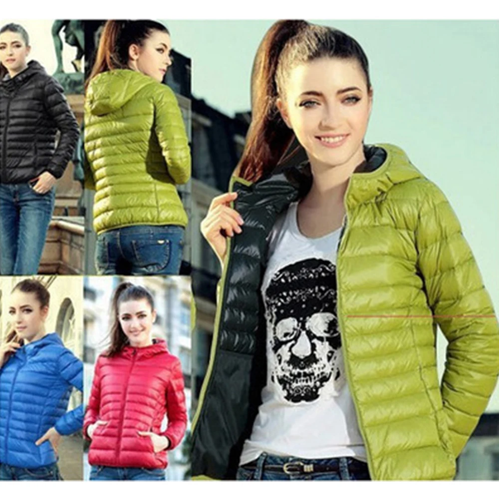

Fashion Ladies Down Short Design Coat Winter Cotton-padded Jacket Women Slim Solid Zipper Outerwear Windbreaker Bomber Jacket