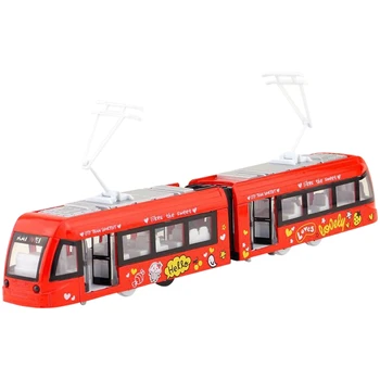 

Underground Subway Train Tram/Pull Back/Sound & Light Car/Educational Collection/Gift for Kid
