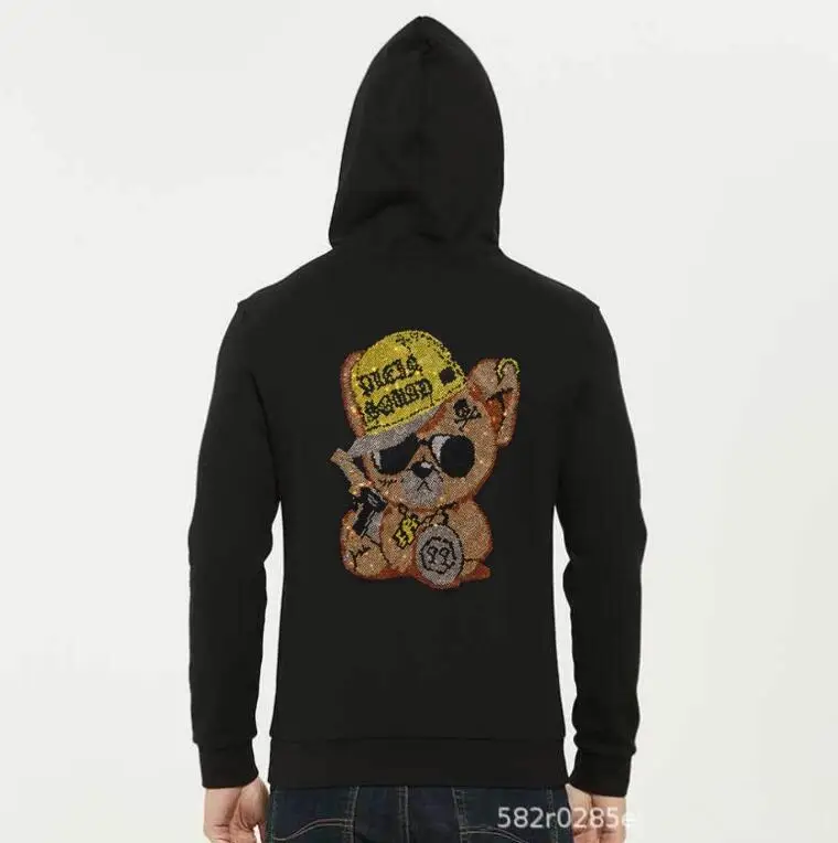 

New Hoodie Rhinestone Casual Loose cotton Fashion brand Sweatshirt Top