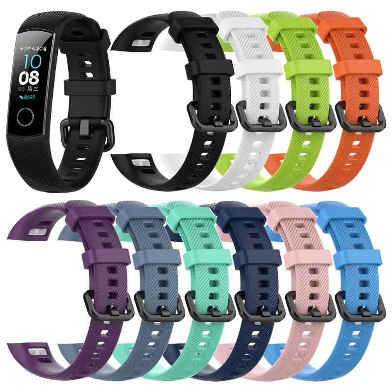 

Silicone Wrist Strap Watch Band For Huawei Honor Band 4 Standard Version Smart Watch