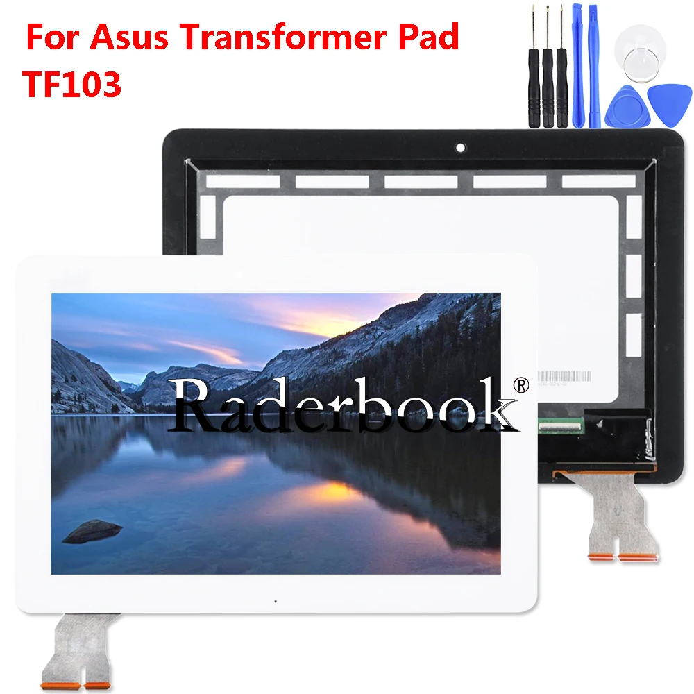 

10.1' Inch'' LCD Display + Touch Screen Digitizer Glass Assembly For Asus TF103 Tablet Pc Parts