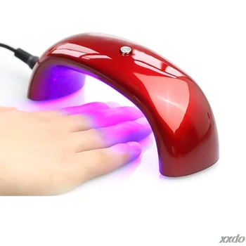 

9W Nail Lamp UV Dryer LED Gel Timer Settings Manicure Machine Curing Light T4MB