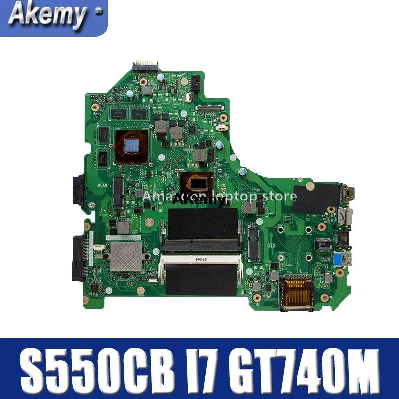

Upgrade high configuration S550CB Laptop motherboard for ASUS S550CB S550C A56C K56C K56CB K56CM mainboard I7 GT740M 4GB