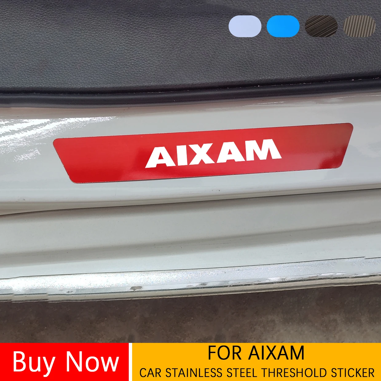 4Pc Auto Davanzale Battitacco Piastra Protettiva Soglia Pedale Trim Cover Per Aixam E-Aixam D-Truck Mega City Coupe Minauto Scouty