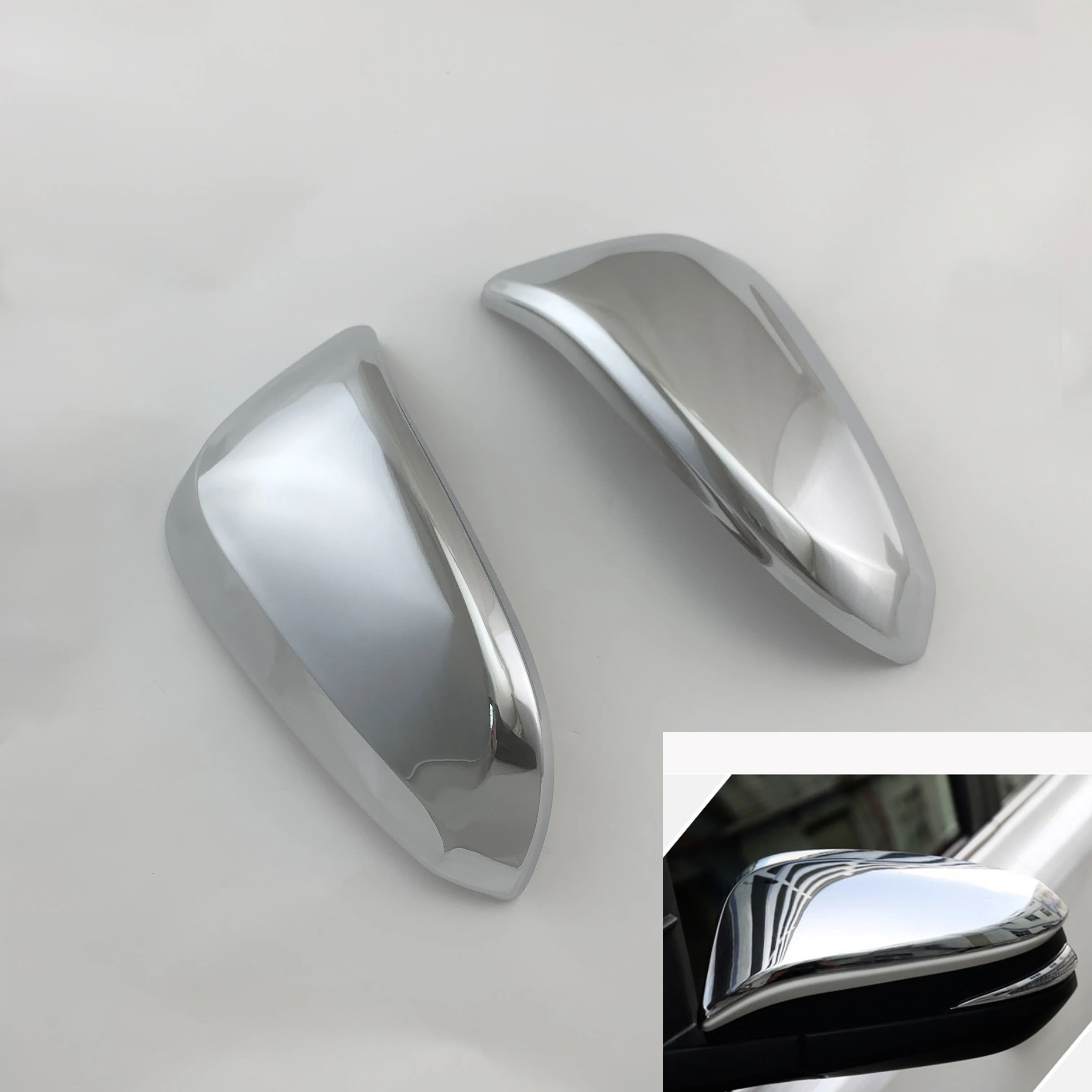 

ABS Chrome Car Door Handle Cover Side Mirror Cover 2016-2022 For Toyota Harrier Car Accessories Decorative