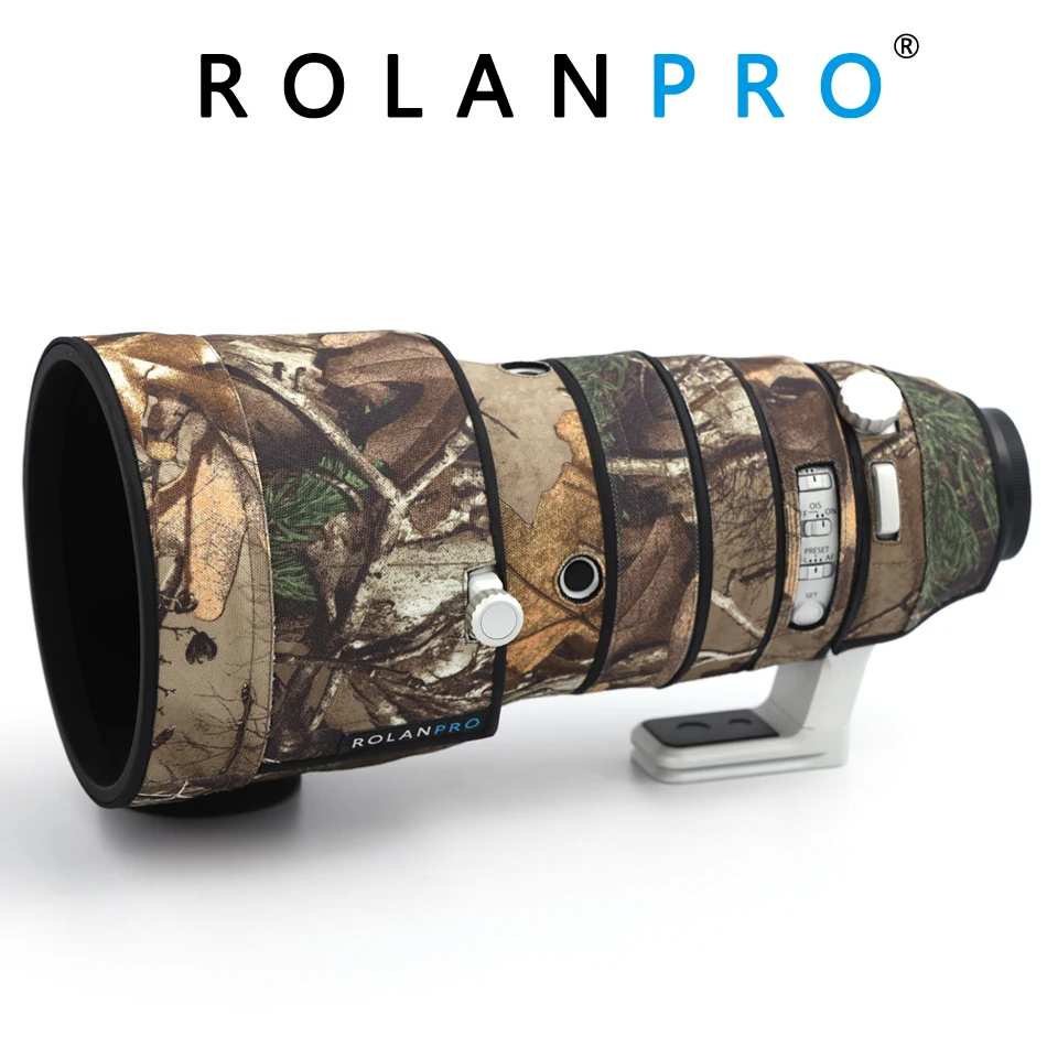 ROLANPRO Lens Camouflage Coat Rain Cover for FUJIFILM XF200mmF2 R LM