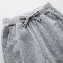 Баскетбольная детская одежда с принтом для мужчин; Одежда для больших мальчиков; сезон весна; Новинка года; Стильные повседневные трикотажные спортивные брюки для мальчиков; длинные спортивные брюки