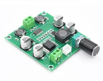 

1pc Digital Power Amplifier Board 30W Mono Audio Module DC 8-24V Automatic Boost