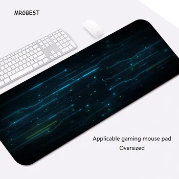 

MRGBEST Gaming Mouse-pad Large Size Technological Stationary Object Picture Rubber Mats with Locked Edge for Gaming or Office