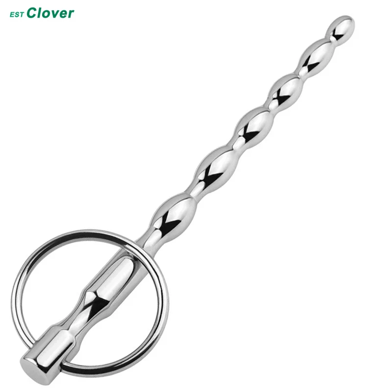 Steel Penis Plug Urethral Dilators Sounding Device Male Sex Toys C269