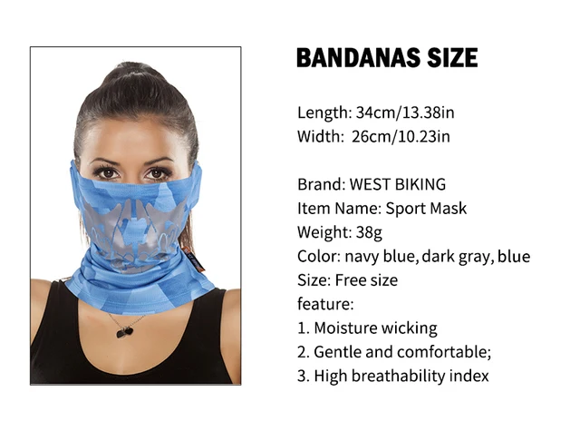 Bandana Uomo Con Teschio - 4 Pezzi, Anti-UV, Traspirante, Per Sport - Foto 7