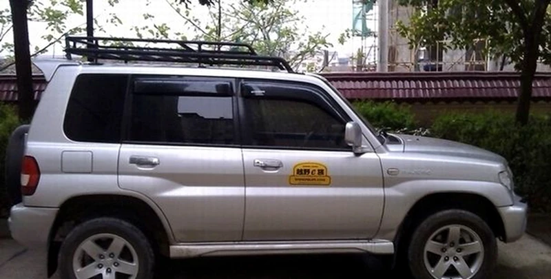 Высокое качество ABS Материал автомобильный спойлер для Mitsubishi Pajero IO 1996-2004 праймер цвет украшение в виде хвостового крыла задний спойлер багажника