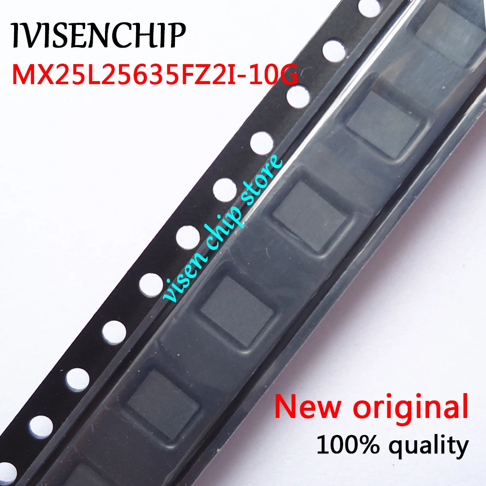 5-10pcs MX25L25635FZ2I-10G MX25L25635FZ2I 10G MX25L25635F 25L25635F 25L25635 QFN-8 | Электронные компоненты и