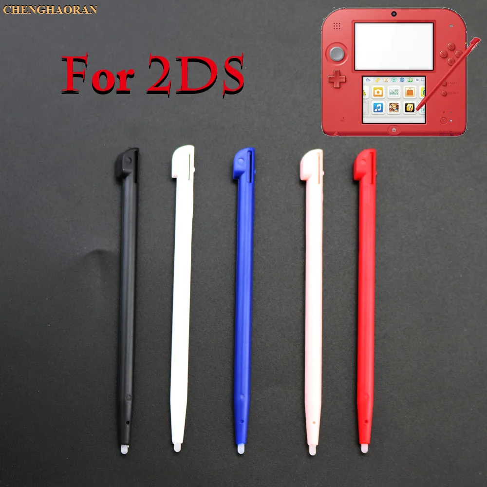 10pcs Pink Plastic Stylus Pen Screen Touch Pen For 2DS Game Console Touch Screen Stylus Pen For N2DS Blue Red