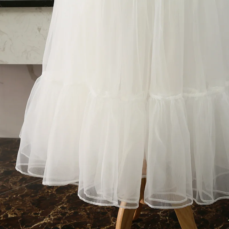 80CM Long Puffy Organza Skirt Halloween Women Crinoline Vintage Petticoat for Wedding Evening Cosplay Underskirt Rockabilly Tutu petticoat skirt petticoat underskirt wedding underskirt lolita petticoat flower girl underskirt wedding petticoat tulle tutu skirt