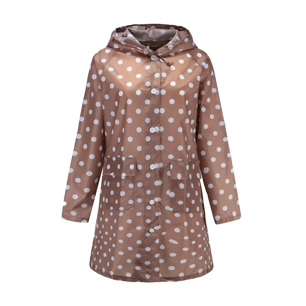 Пальто 2019Top новые женские волнистые дождевые куртки уличные водонепроницаемые ветрозащитные пальто Верхняя одежда Пальто Блузка для женщин одежда