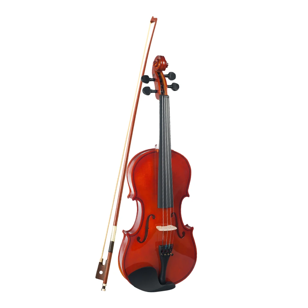 Acoustic Violin 1/4 Size with Carrying Case and Bow, Beginner Pack, Red Brown