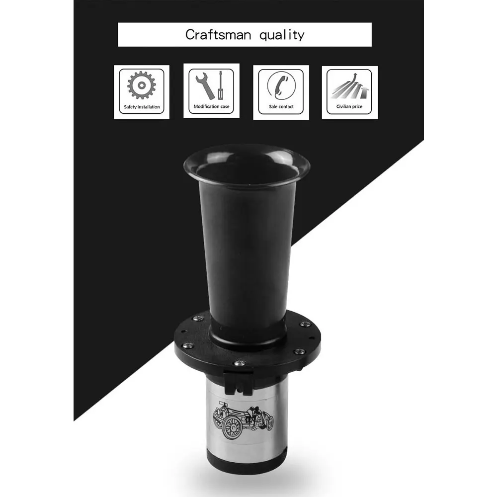 DSYCAR 1 компл. Автомобильная лодка мотоцикл Воздушный Рог клаксон громкий звук Классический Лодка Грузовик Рог 12 В 110дб 490 Гц