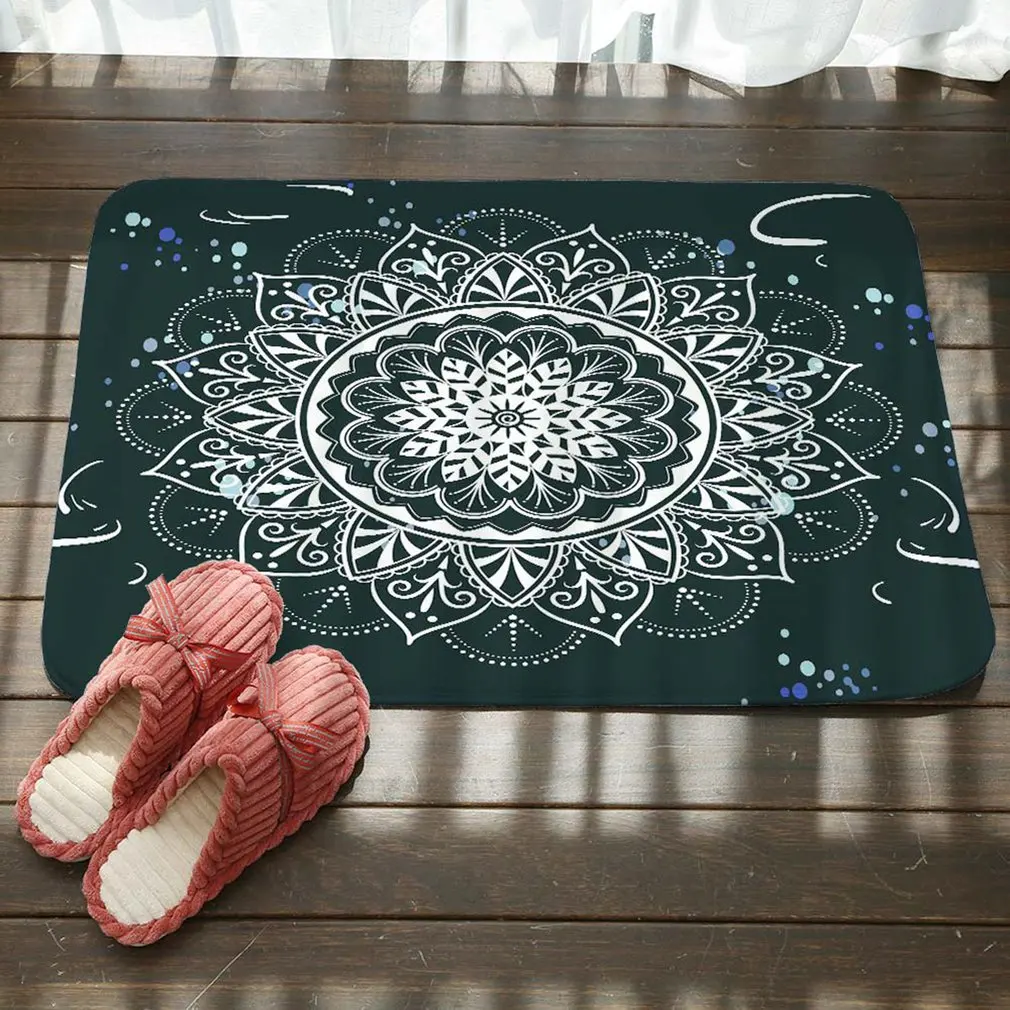 

Practical 40*60cm Mats Non-slip Floor Shower Mat Safety Pad Printed Pattern